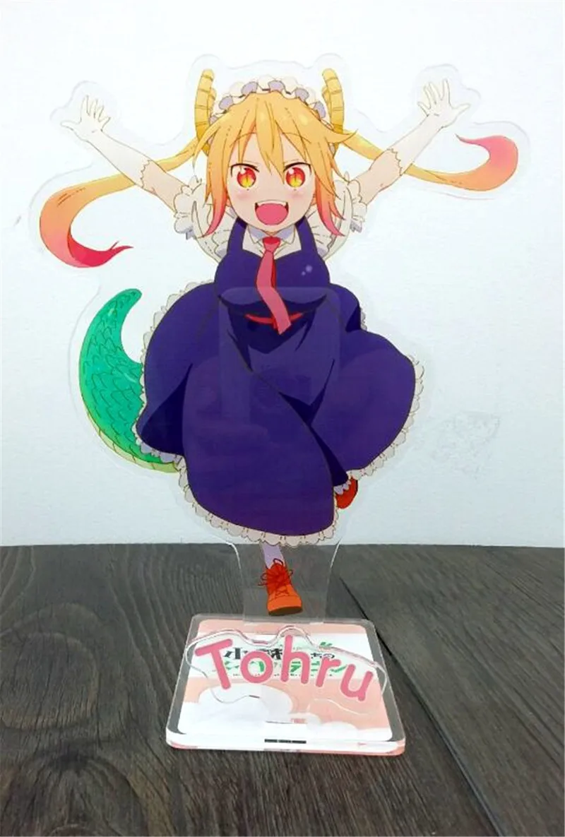 Аниме Miss Kobayashi's Dragon Maid Tohru фигурка на акриловой подставке настольная подставка