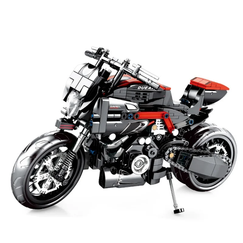 

DUCATI Toys Monster 1200R 797 ORV Motorcycle Building Blocks Bricks Classic Model Kids Toy for Children Car ABS Blocks Creative