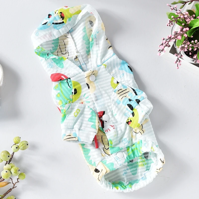 Летняя одежда для кошек охлаждающее пальто защиты от солнца щенков куртка