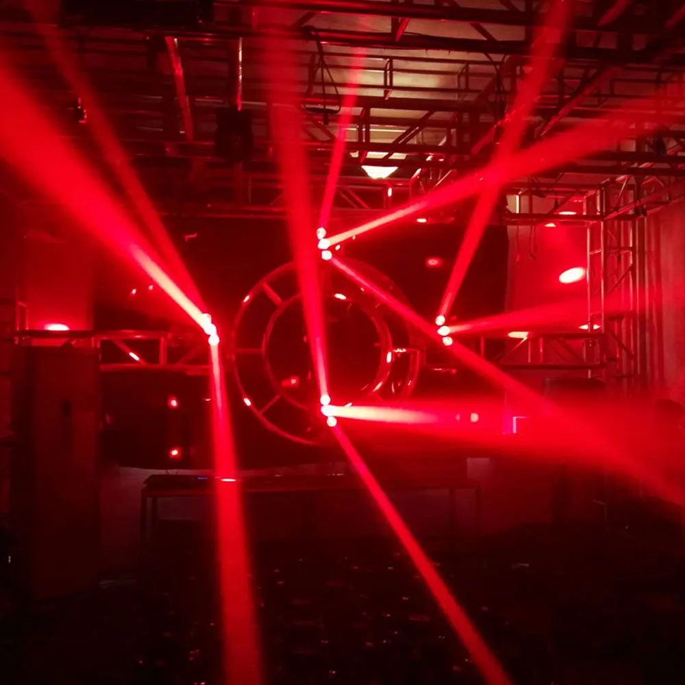 9x12w RGBW LED Beam Light DMX512 Spider Moving Head DJ /Bar /Party /Show /Stage Stage Machine | Лампы и освещение