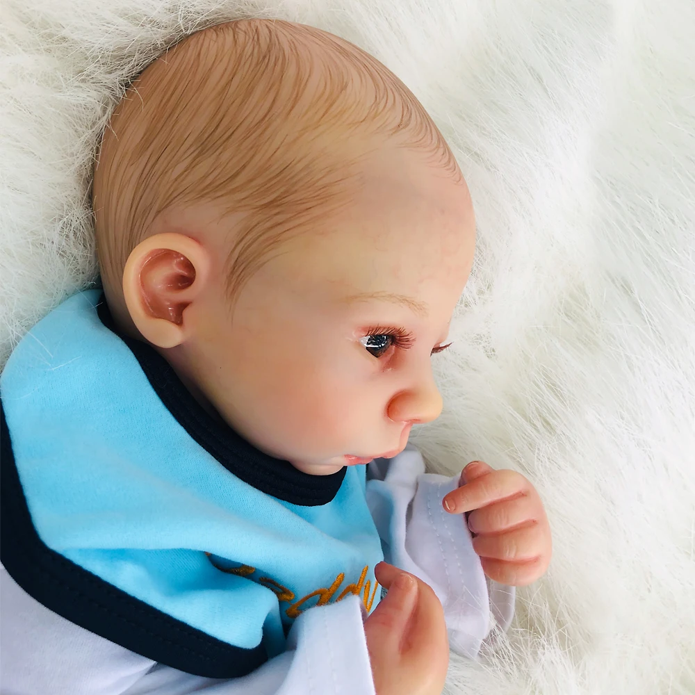 Кукла reborn из мягкого силикона ручной работы 46 см для девочек|Куклы| |