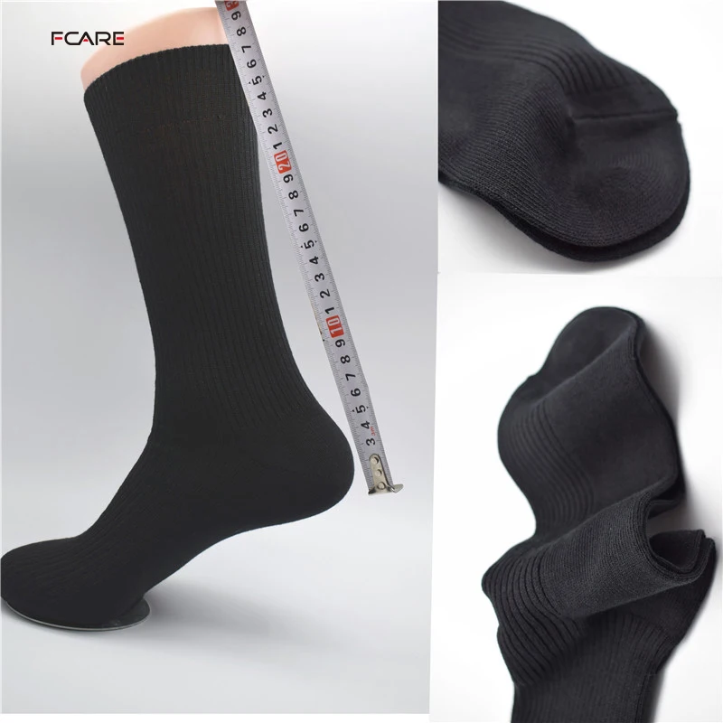 Fcare 10 шт. = 5 пар 39 40 41 42 calzini lunghi uomo черные мужские классические носки деловые