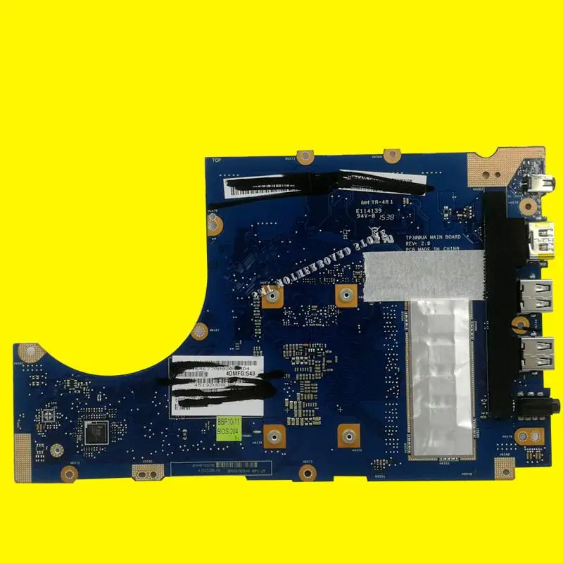TP300UA Q302UA материнская плата для ноутбука For Asus Q302U TP300U тест оригинальная 4G RAM I5-6200CPU
