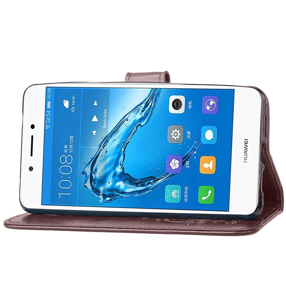 OUZifish четыре листа травы Роскошный кожаный чехол телефона Чехлы для huawei