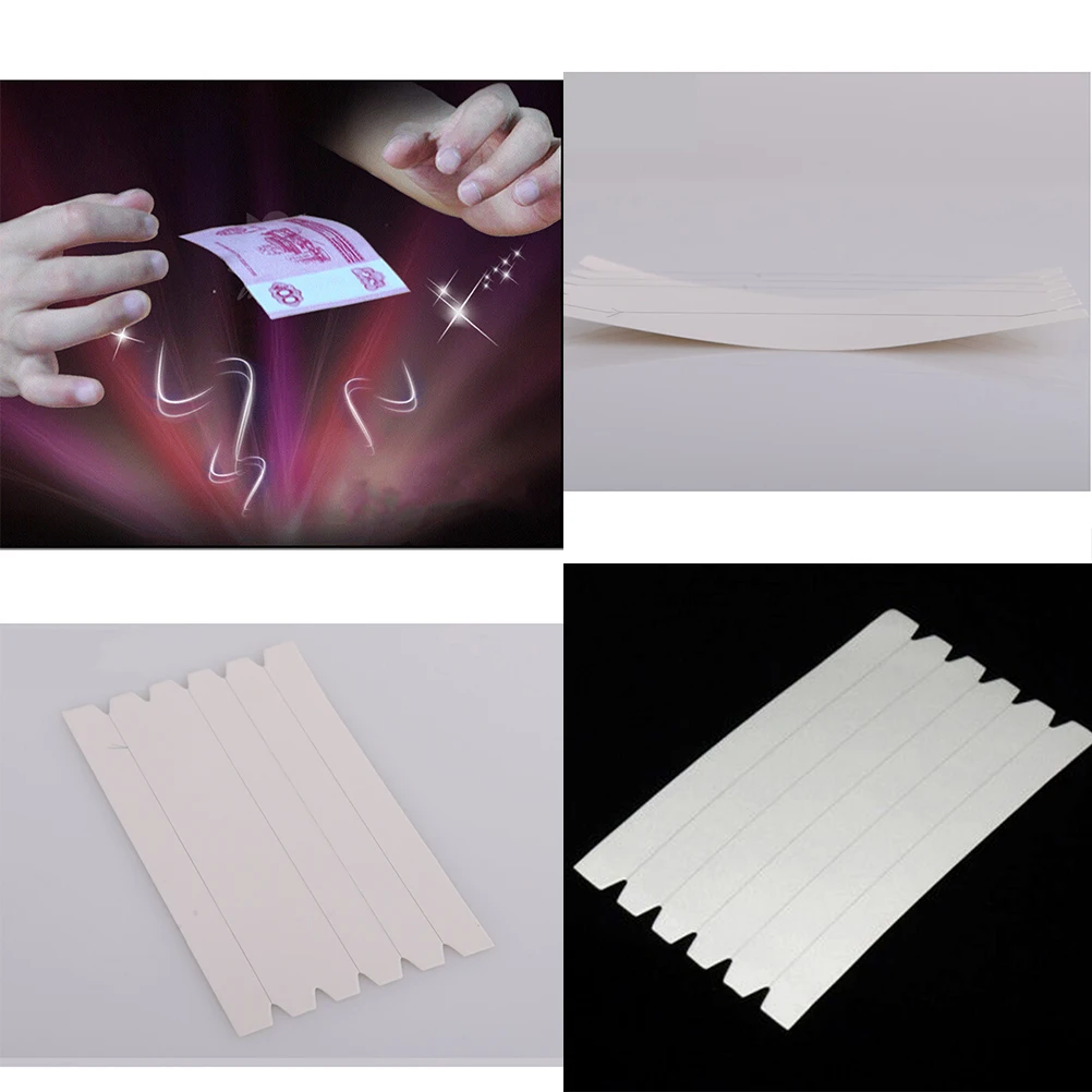 

1Pcs Elastic Stretch Invisible Hidden Coil Thread Loops Haunted Magic Trick Float Magic Tricks