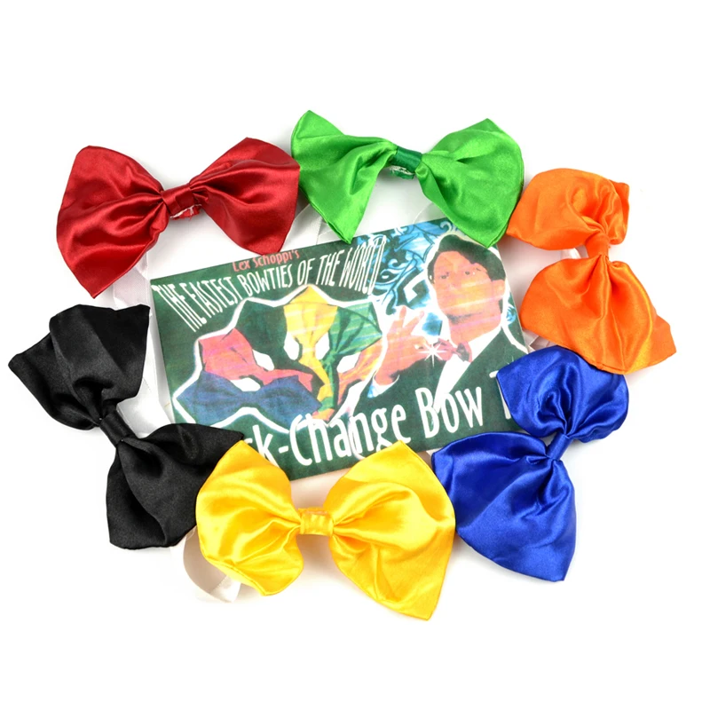 

Bow Tie Discolor Stage Magic Tricks Magia Trick Toy Children Fun Easy Magie