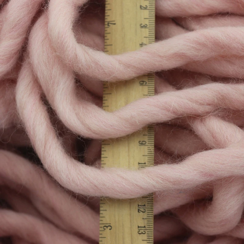 100% шерсть натуральная цветная толстая пряжа для вязания Высококачественная - Фото №1