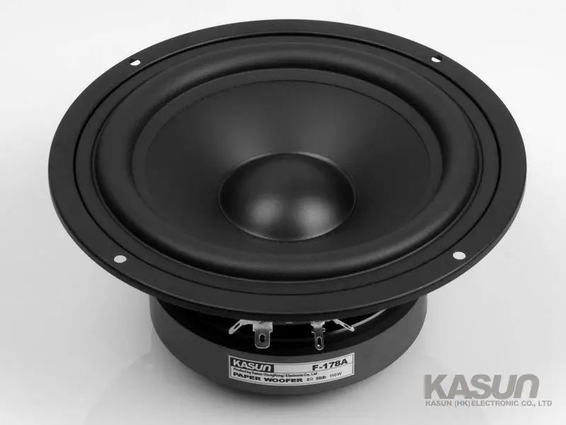 1 шт. Hi Fi серия бумажный низкочастотный динамик F 178A 6 5 дюймовый басовый 110 Вт 8 Ом