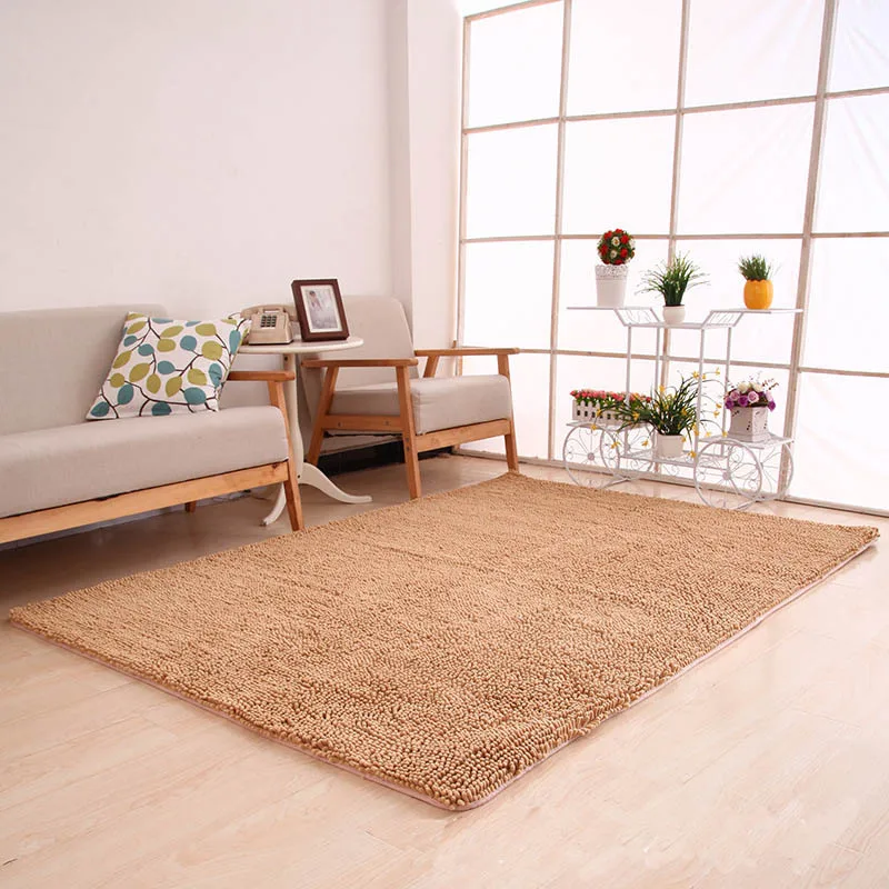 17 цветов Нескользящие коврики из синельной ткани красные для ванной домашний