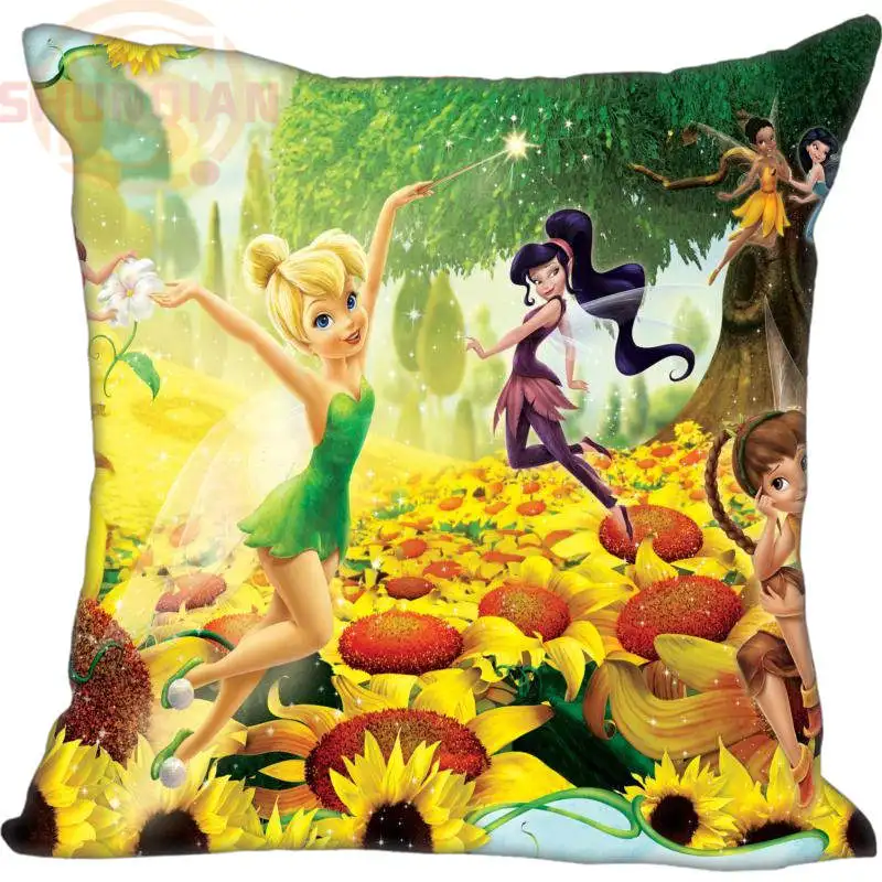 Модный бутик на заказ милый Tinkerbell квадратная наволочка модный Индивидуальный Дизайн наволочки - Цвет: Армейский зеленый