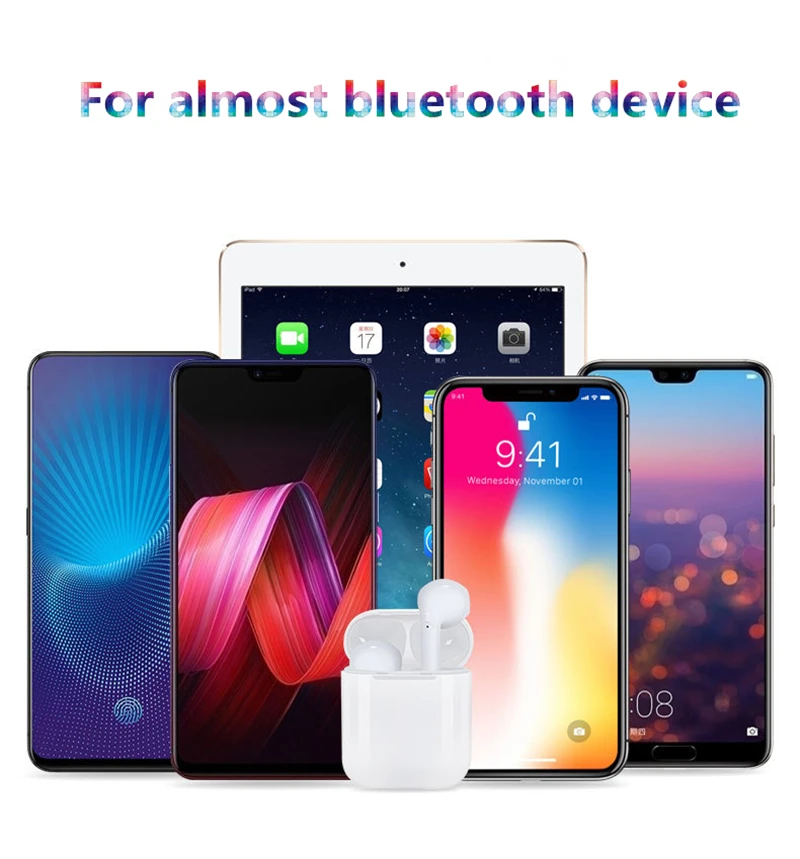 I9S TWS 5. 0 беспроводные bluetooth наушники портативные i7s невидимая гарнитура для iPhone XS