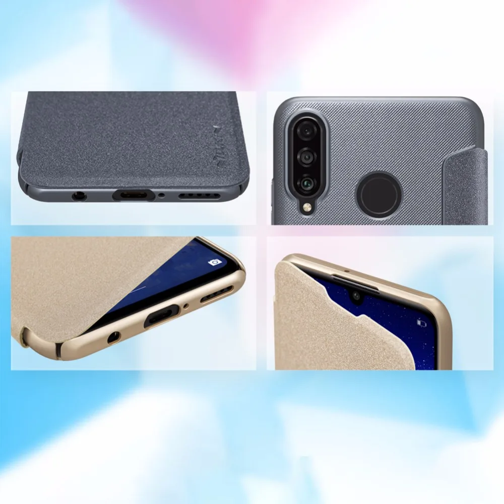 Чехол для Huawei P30 Lite NILLKIN Sparkle откидной кожаный чехол чехлы телефона роскошный