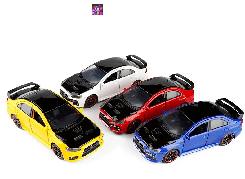 1/32 LANCER EVO X Моделирование игрушки модель машины из сплава Детские игрушки Подлинная Лицензия коллекция военный внедорожный автомобиль