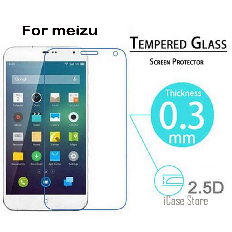 Экран протектор Закаленное Стекло для Meizu M2 Note M1 mini Pro 5 MX5 MX4 металлический взрыво