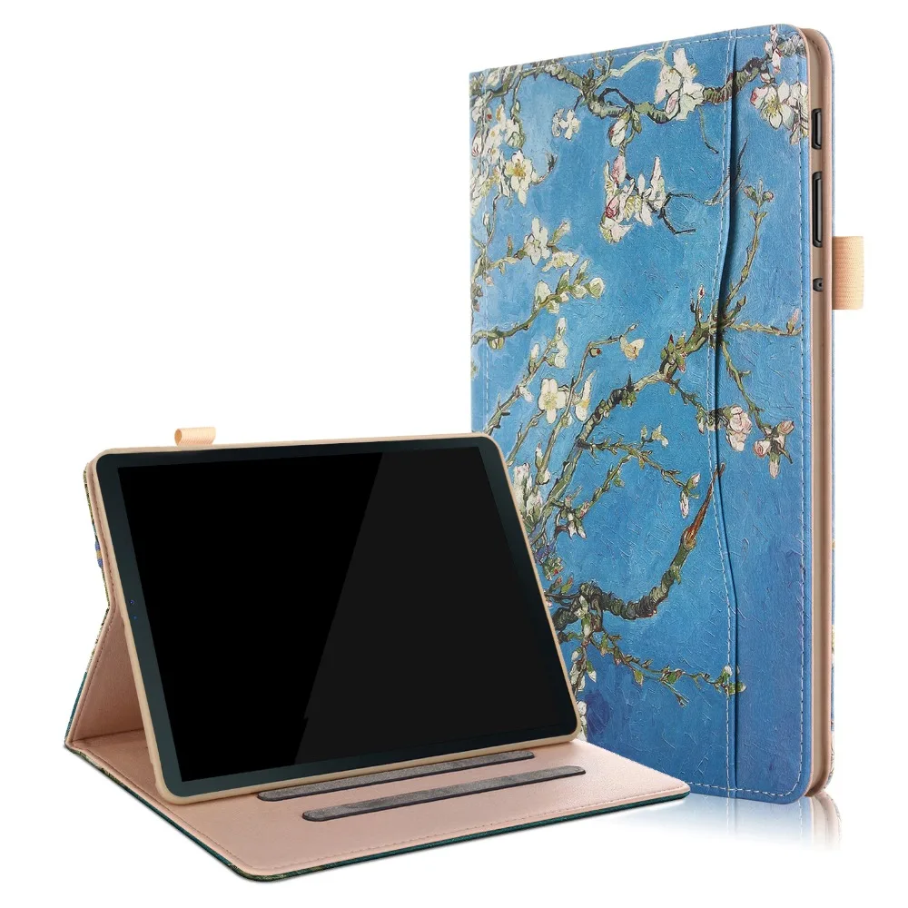 Чехол для samsung galaxy tab a 10 5 2018 SM T590 T595 из искусственной кожи чехол подставка