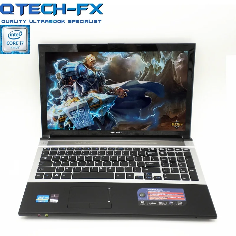 15 6 &quoti7 игровой ультрабук 8GB RAM SSD 360 гб Процессор Intel Core i7 Windows 10/7 DVD ноутбук в