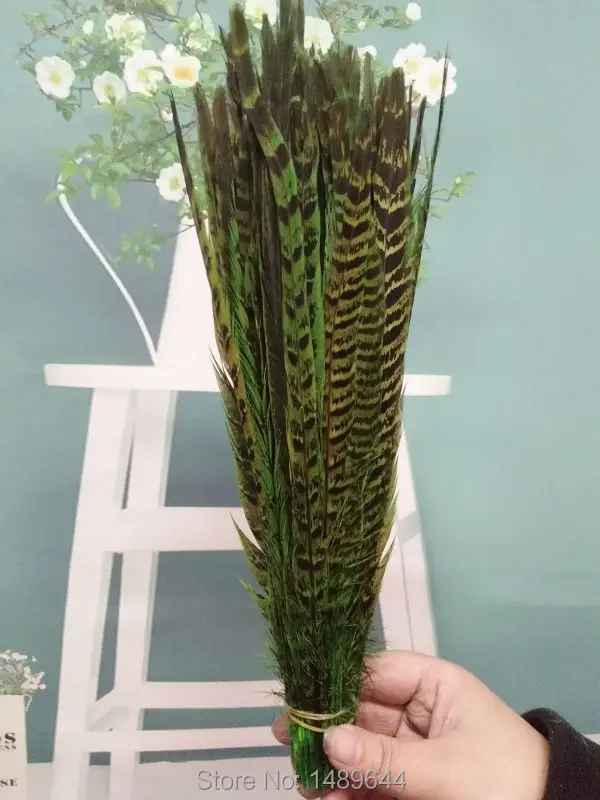 

Wholesale! 1000pcs / high quality natural pheasant feathers 27-35 cm / 11-14 inch pheasant feather center focus wedding dress