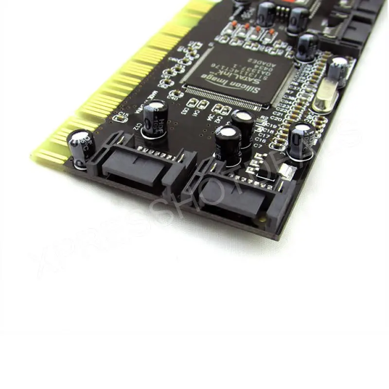 PCI 4 порта SATA внутренняя плата контроллера RAID с низкопрофильным кронштейном|Платы