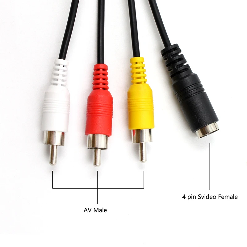Конвертер CVBS AV SVIDEO в HDMI 5 шт. 1080P HD видео конвертер мультимедийный интерфейс для ТВ