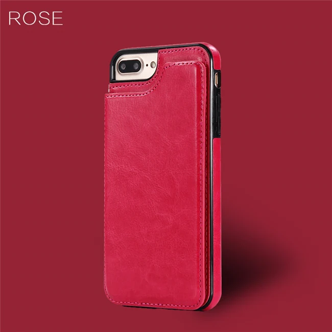 Rose Кошелек Fundas для apple iPhone 11 Pro 5 5S se 6S 8 7 plus X XR XS Max силиконовый чехол Мягкая Блокировка Чехлы кожаный чехол Mujer - Цвет: Rose