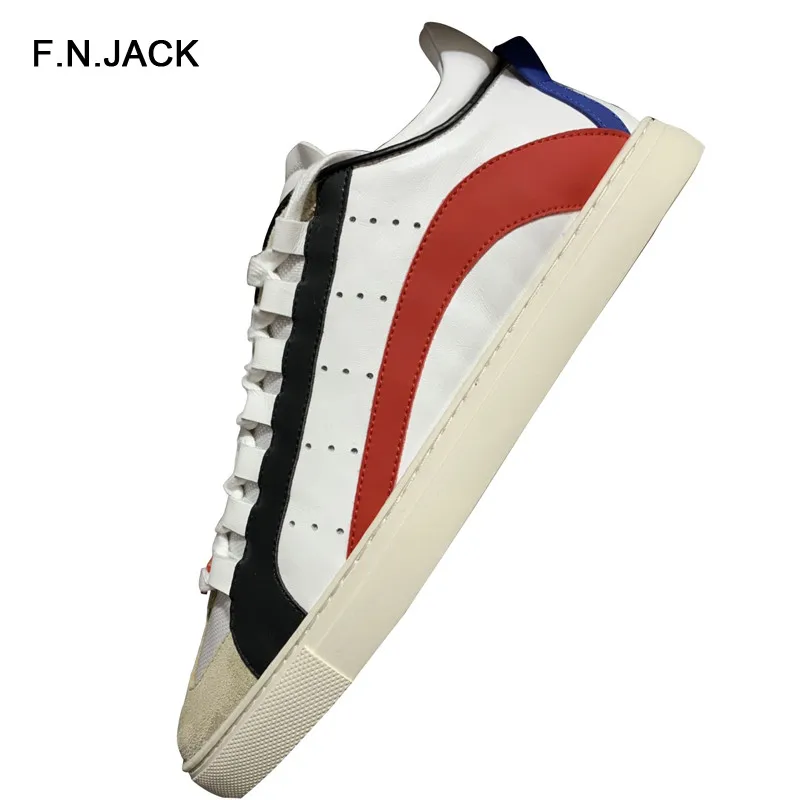 F. N. JACK/мужские новые модные кроссовки; спортивная обувь для мужчин; смешанные цвета; сезон весна-осень; Мужская обувь; повседневная обувь на шнуровке