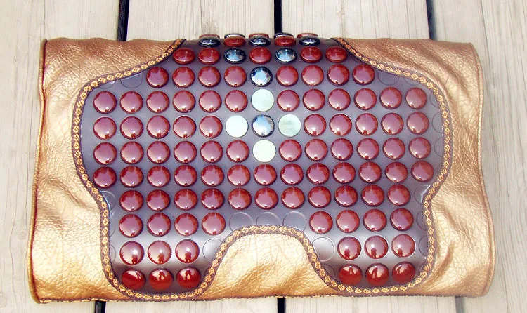 Нефритовый уход за здоровьем Массажная подушка для шеи с германием турмалин