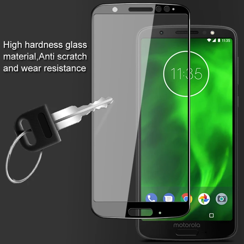 IMAK для мото G6 G6plus Стекло Экран протектор Закаленное полное покрытие пленки Motorola