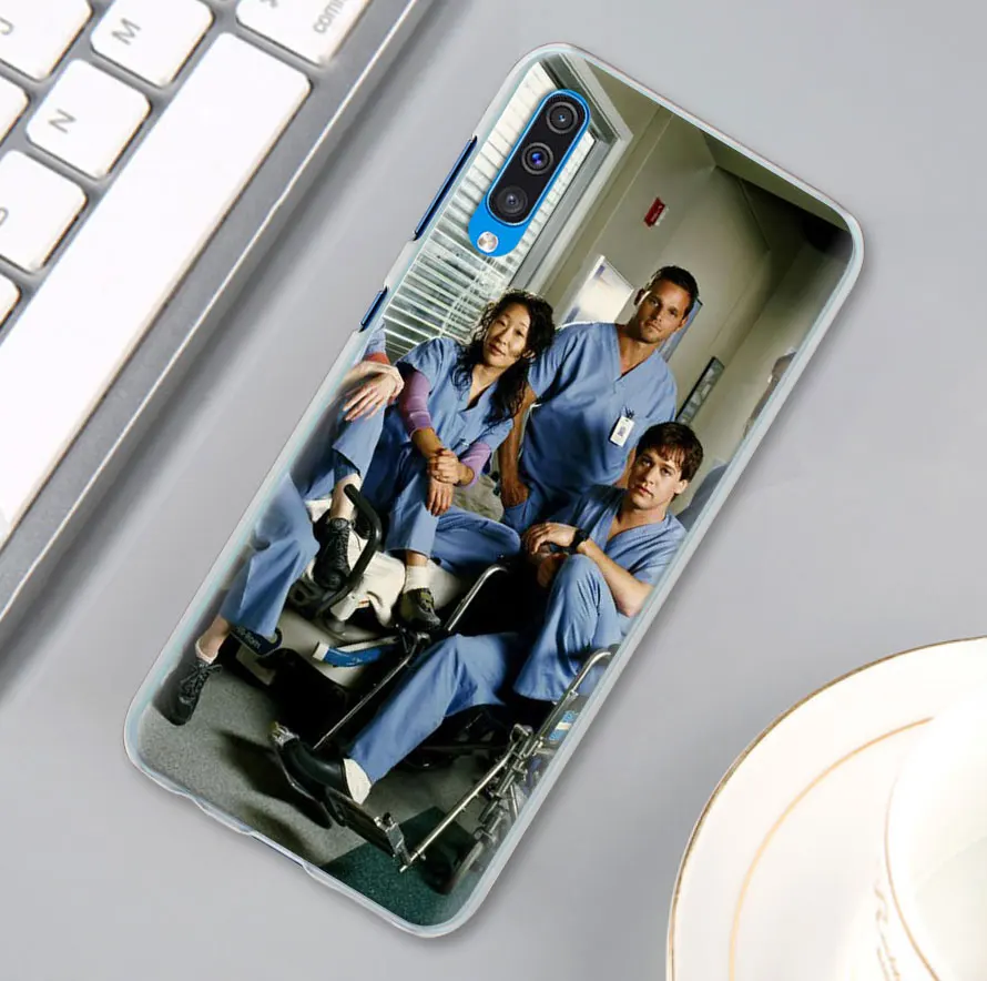 Серый Анатомия чехол для samsung Galaxy A30 A40 A50 A70 A6 A8 плюс A7 A9 M30 Футляр для телефона