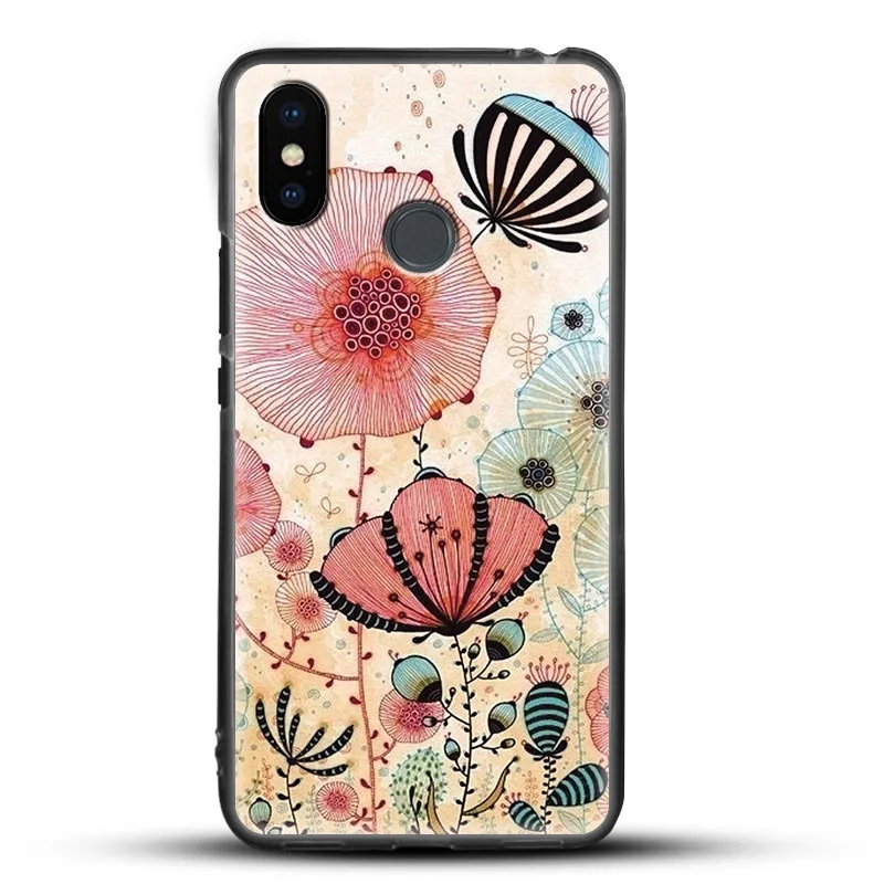 Silicone Back Case For Xiaomi Mi Max 3 Max3 funda Soft Gel Protective Coque Cover for Cute Printed |