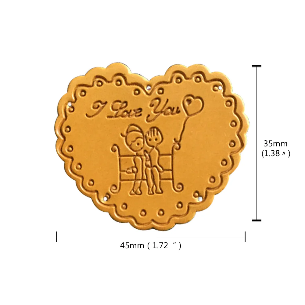 Кожаные бирки I love you, аксессуары для шитья ручной работы, подарочные этикетки для любви ручной работы, кожаные бирки для любви ручной работы
