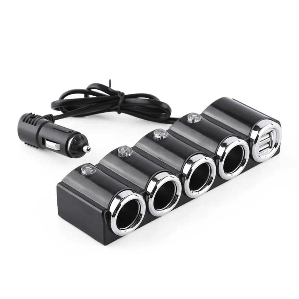 12 В/24 В USB 4-полосная розетка для автомобильного прикуривателя разветвитель