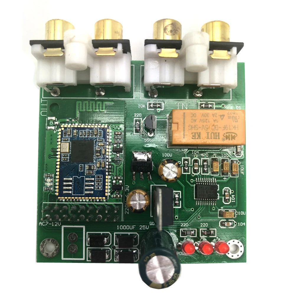 Lusya CSR8675 Bluetooth 5 0 APTX декодер формата HD Плата DAC приемник Поддержка аналоговый вход