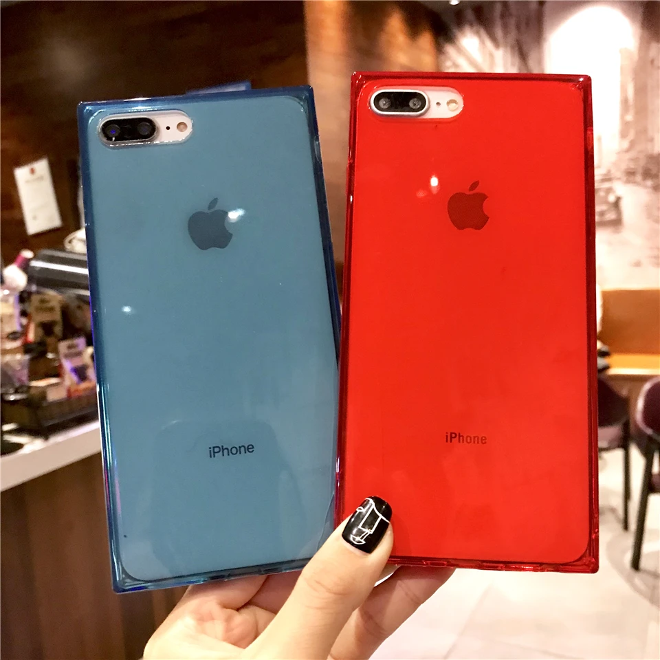 Для Apple iphone 7 Plus чехол гассумка Drop-Proof мягкий XS MAX XR X 10 8 6 6s Прозрачный Силикон ТПУ