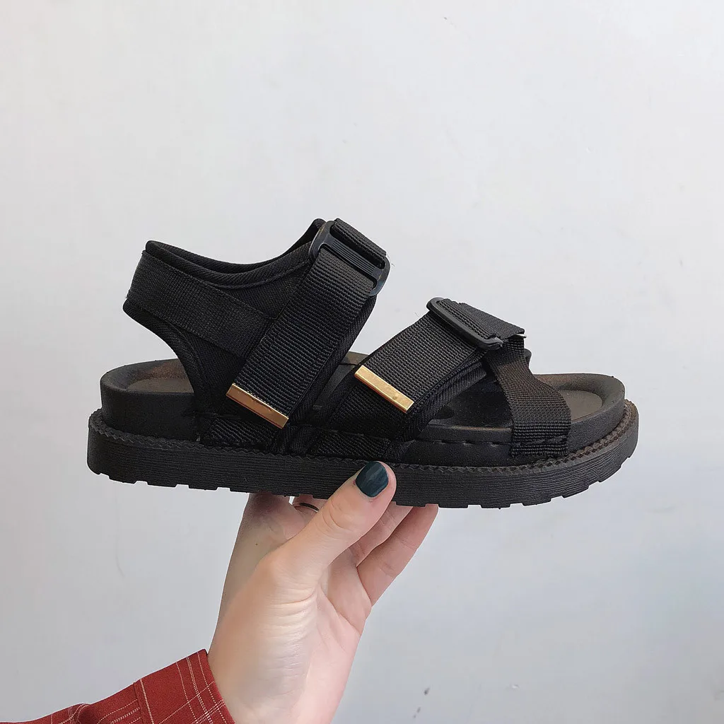 SAGACE/модные летние женские повседневные сандалии на низком каблуке с открытым