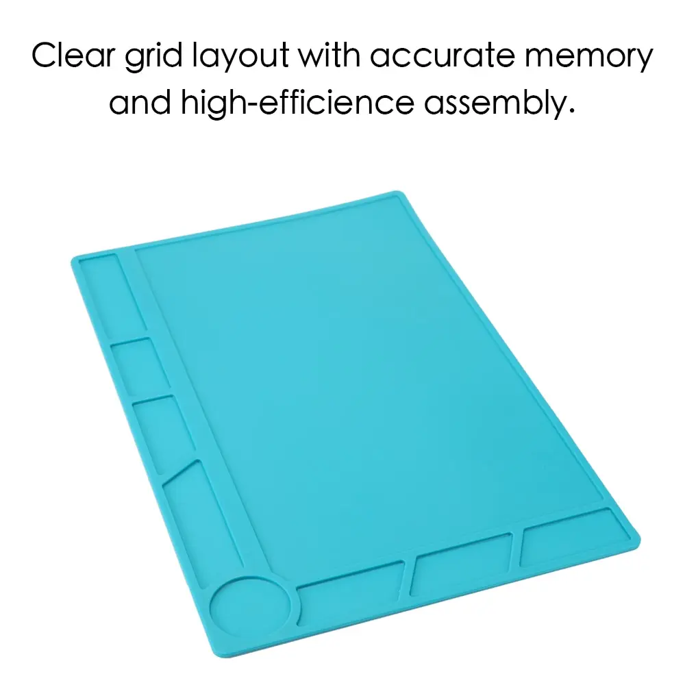 Теплоизоляционный силиконовый коврик для пайки магнитная изоляция паяльной