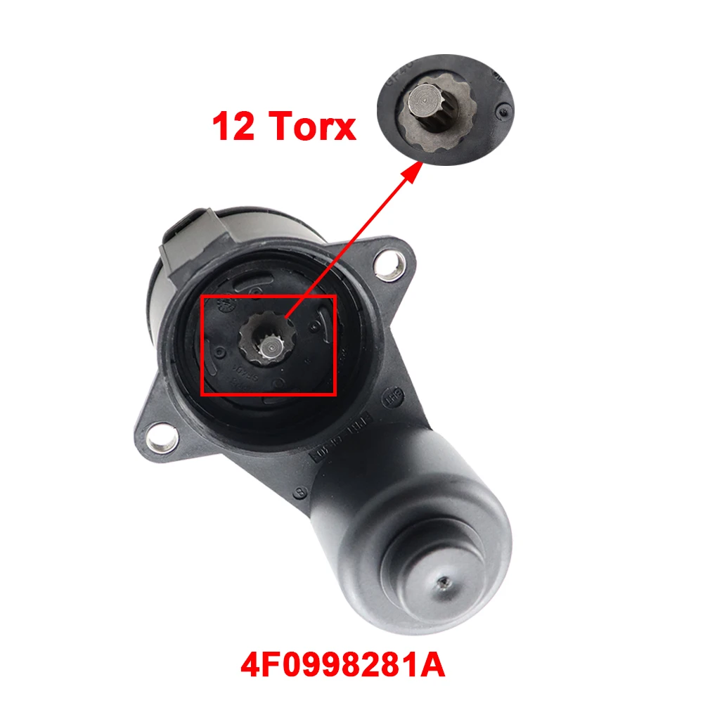 12 Torx Teeth 1 шт. суппорт серводвигатель колеса ручной тормоз 6 или 12 Torx зуб для Audi A6 S6 Quattro 2005-2011 4F0 998 281A/B 4F0998281 - Название цвета: 12 Torx Teeth