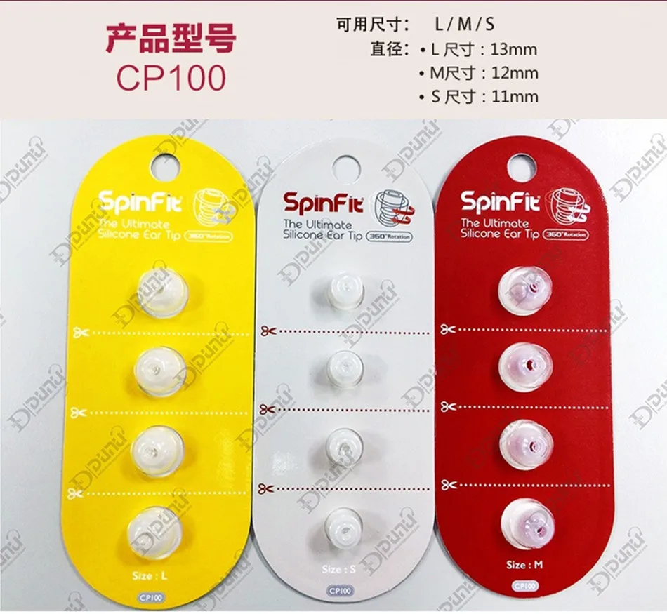 Оригинальные наушники DUNU SpinFit CP100 CP800, наушники-вкладыши, патентованный силиконовый наконечник для наушников DK3001 TITAN 5, 2 пары