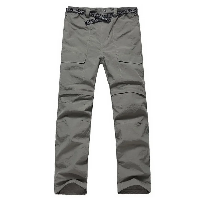 ArmyGreen Pant Новые мужские быстросохнущие съемные дышащие походные рубашки/брюки, летние спортивные костюмы с защитой от солнца и УФ-лучей, комплект верхней одежды ST02 - Цвет: ArmyGreen Pant