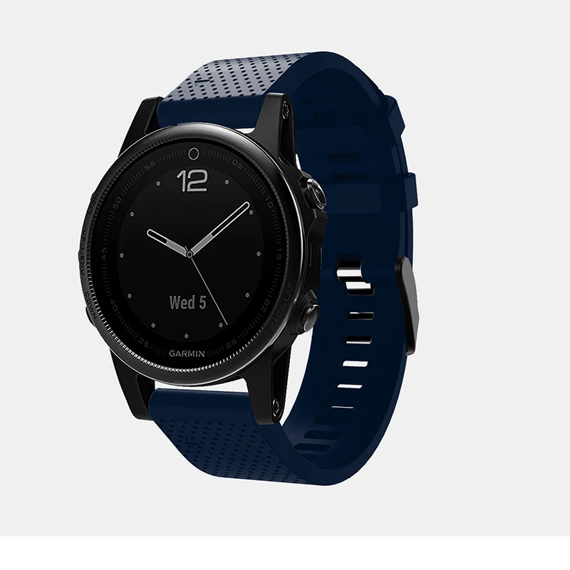 26 22 20 мм ремешок для garmin fenix 5 5X 5S Plus 3 3HR часы Quick fit Силиконовый Easyfit наручные часы ремешок для garmin fenix 5x5 5S