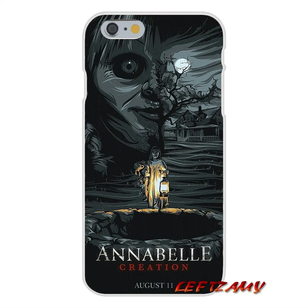 Аксессуары чехлы для телефонов iPhone X 4 4s 5 5S 5C SE 6 S 7 8 Plus horror Annabelle Creation 2017 | Мобильные