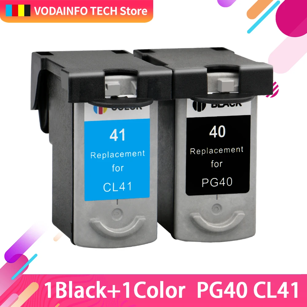 Совместимые чернильные картриджи для принтера Canon PG40 CL41 PG-40 iP1600 / IP1700 IP1800 PG 40 MP140 MP450