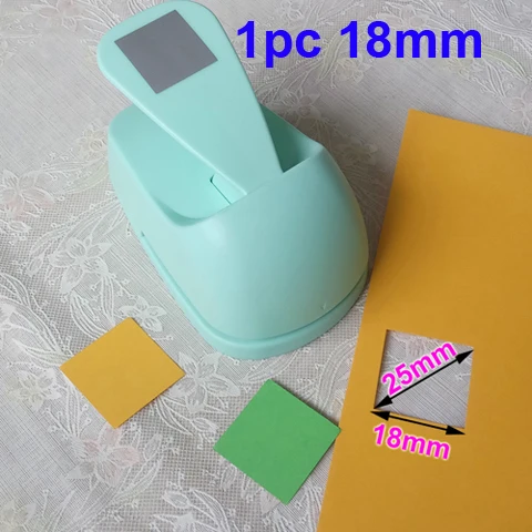 1pc 18mm 18 мм-53 мм квадратный в виде корабля дырокол для скрапбукинга школы DIY бумажный резак EVA пены геометрические дырокол - Цвет: 1pc 18mm