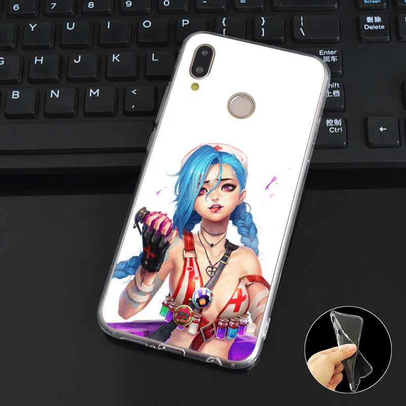 DREAMFOX M246 League Of Legends Jinkesi Мягкий ТПУ силиконовый чехол для huawei Honor 6A 6C 6X 7C 7X8 Lite Pro |