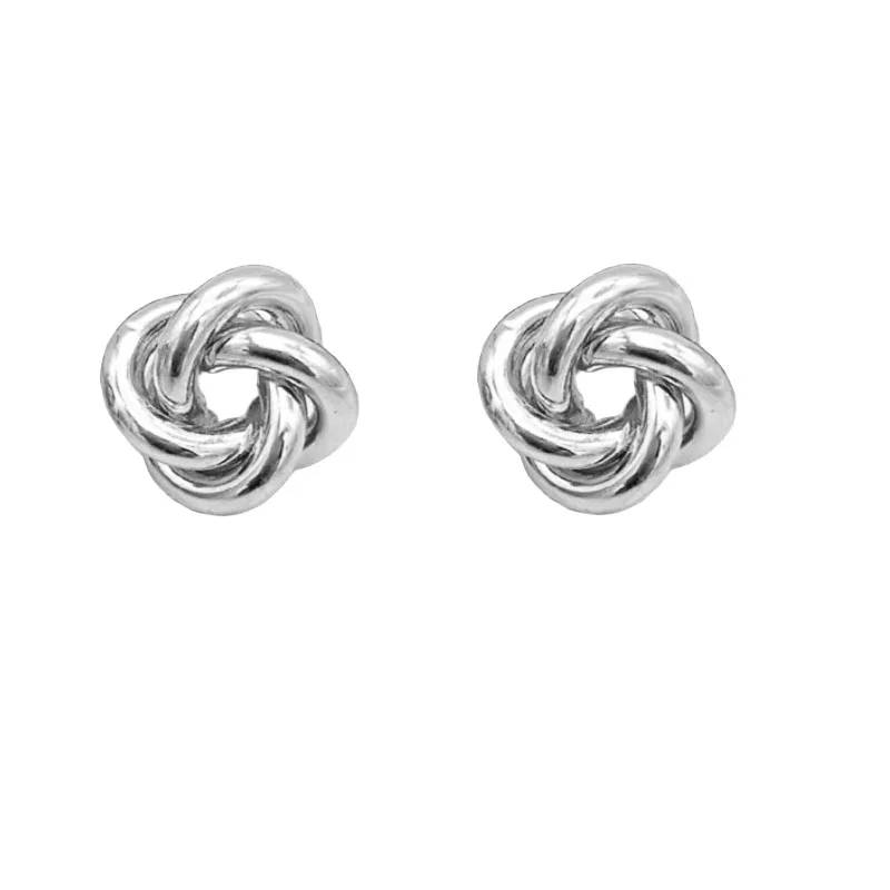 Silver 2206 Винтажные висячие серьги для женщин, геометрические серьги ZA из металла, золотые, серебряные, крученые, круглые, простые, Панк ювелирные изделия - Окраска металла: Silver 2206