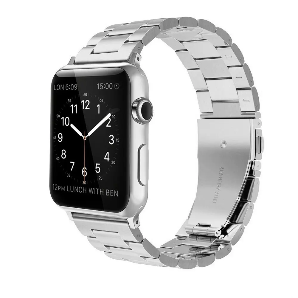Металлический ремешок Correa для Apple Watch Series 1 2 3 4 умный фитнес-браслет 38 мм 42 мм Pulsera ремешок смарт-Аксессуары