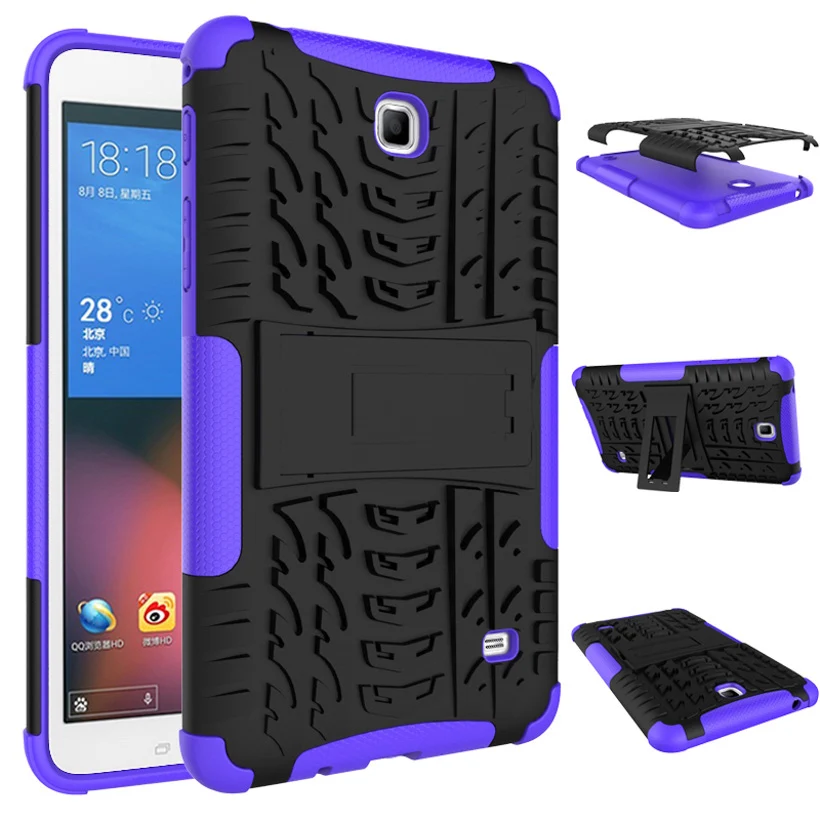 Purple 008 Планшетный чехол для samsung Galaxy Tab 4 7,0 8,0 10,1 S2 9,7 3 Lite E 9,6 T385 P580 T110 T230 T280 T350 T550 T560 T580 T715 T815 - Цвет: Purple 008