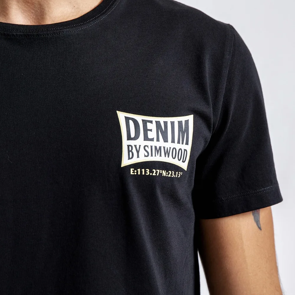 SIMWOOD 2019 летняя новая футболка мужская мода Slim Fit плюс размер 100% хлопок удобные