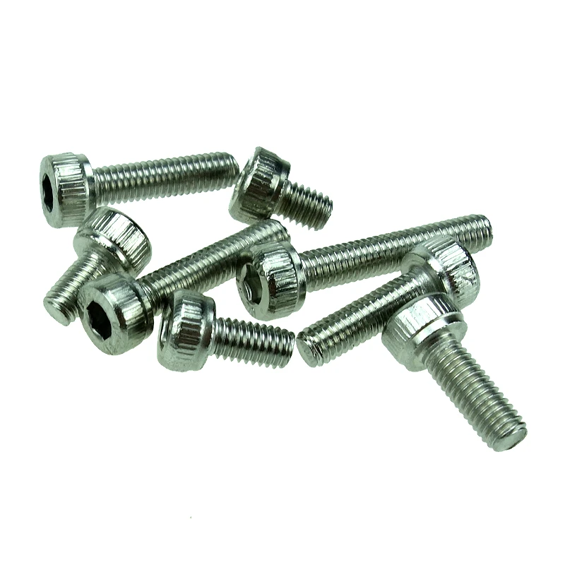 M1.4/M1.6 M2/M2.5M3/M4/M5 DIN912 304 Винты с шестигранной головкой из нержавеющей стали