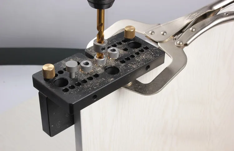Расположение отверстий Круглый Деревянный Шип деревообрабатывающий DIY Комбинация отверстие джиг комплект