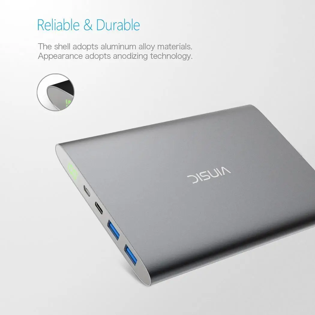20000 мАч двойной USB Смарт Зарядка батарея power bank банк для мобильного